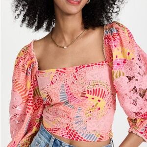 FARM Rio Dotted Bananas Blouse
